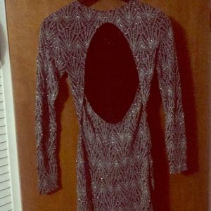 Silver Sequined , Party Dress!